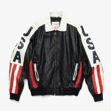 90s Vintage Leather Jacket